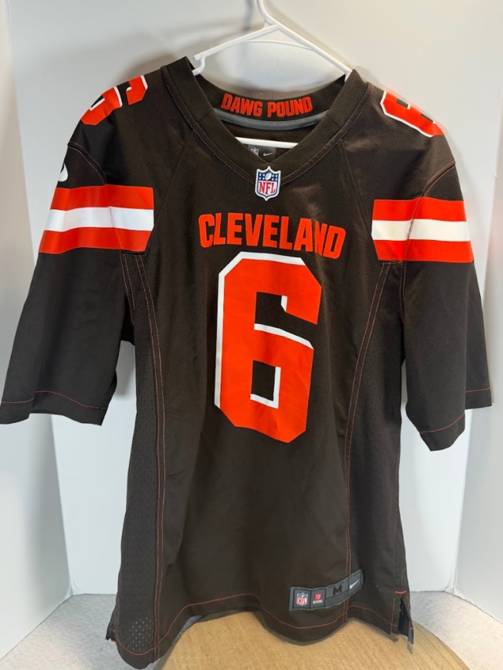 Nike Cleveland Browns Baker Mayfield #6 On Field Game Jersey Men's M